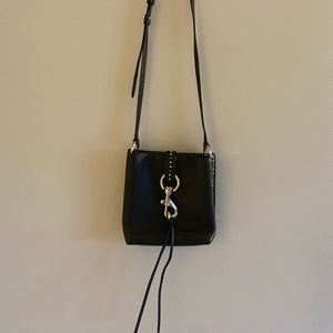 Rebecca Minkoff Mini Megan Studded Leather Feed Bag